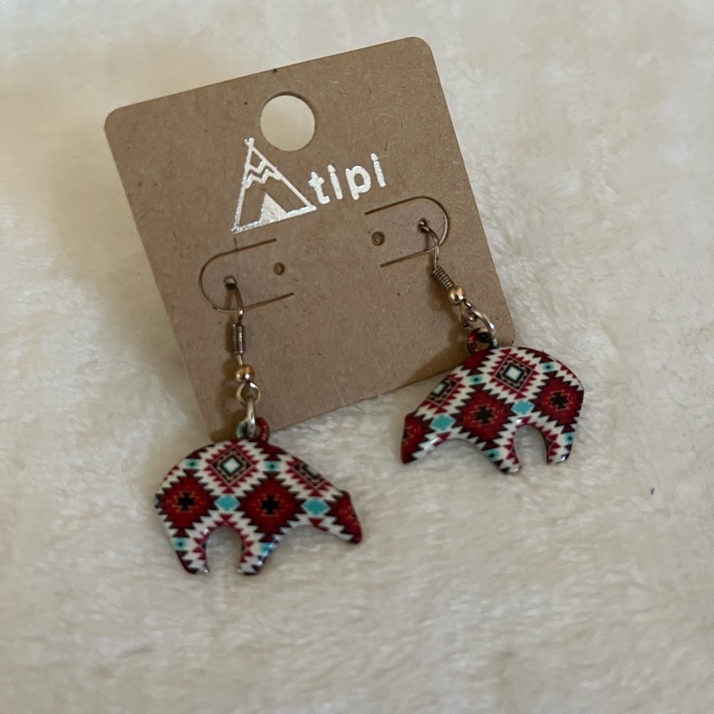 Western Bear Earrings